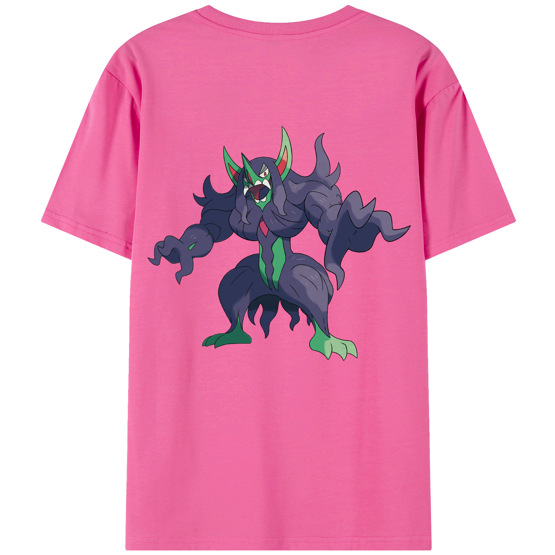 （画像用） ポケットモンスター Pokémon レディース半袖Tシャツ(バックプリント)